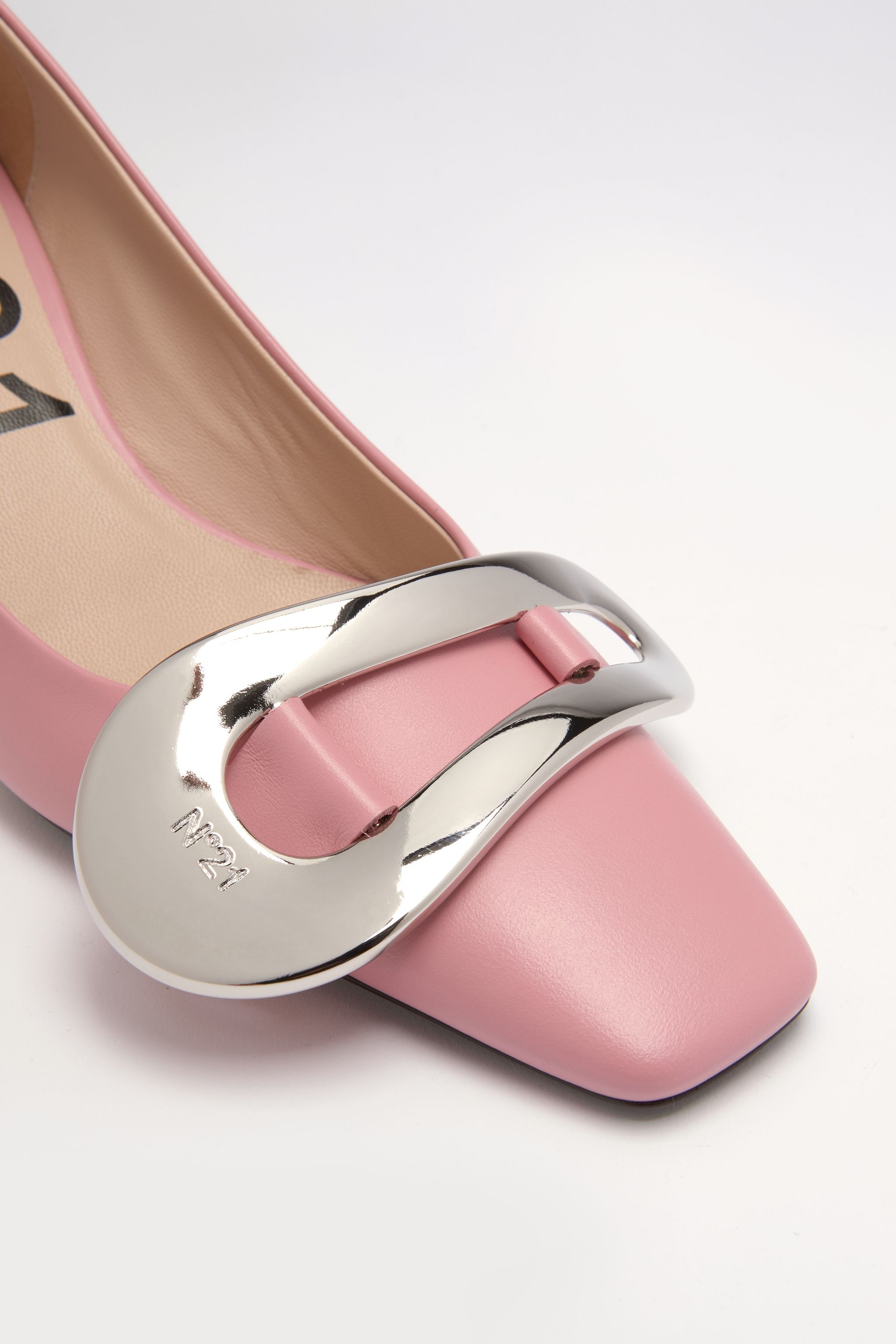 BUCKLE-EMBELLISHED PUMPS - 5