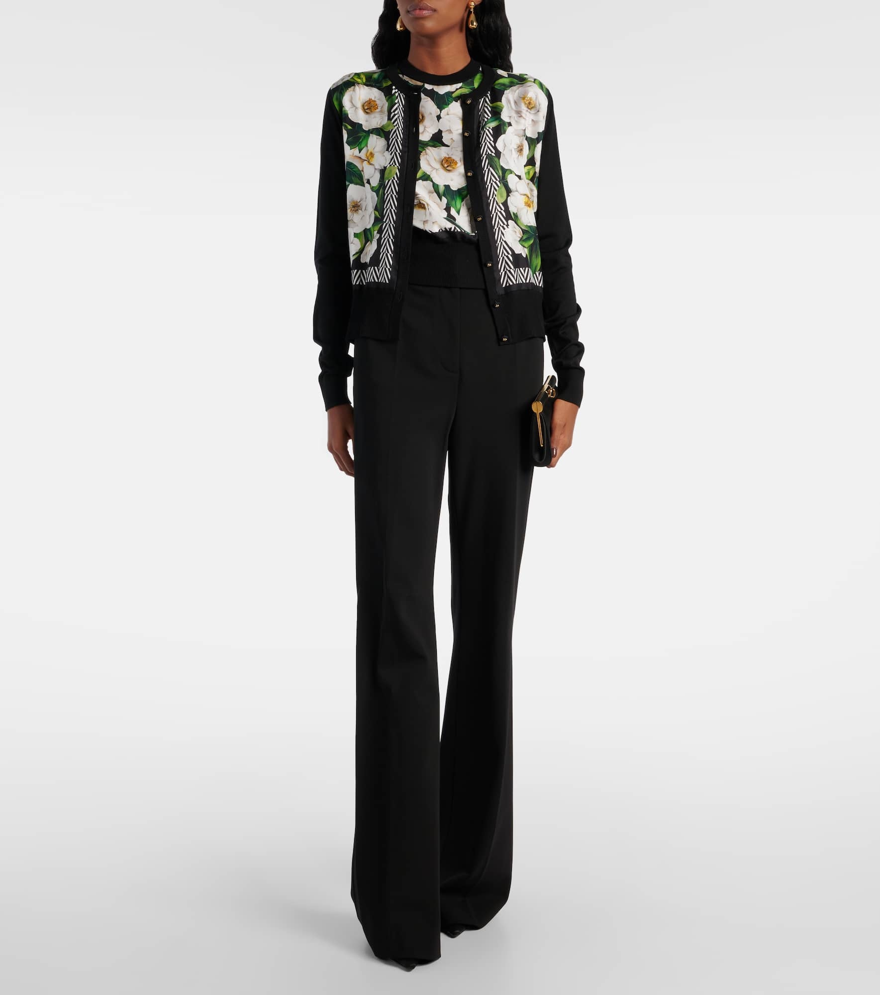 Floral print silk top - 2
