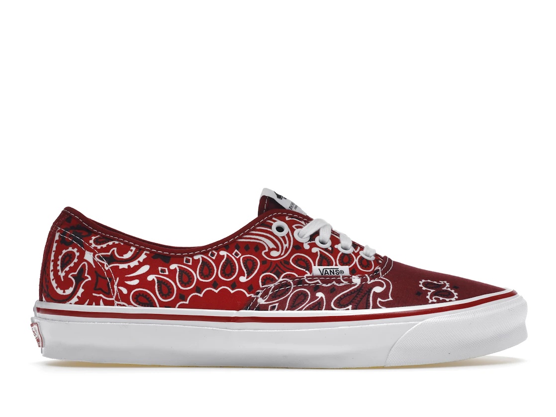 Vans Vault OG Authentic LX Bedwin & the Heartbreakers Red Bandana - 1