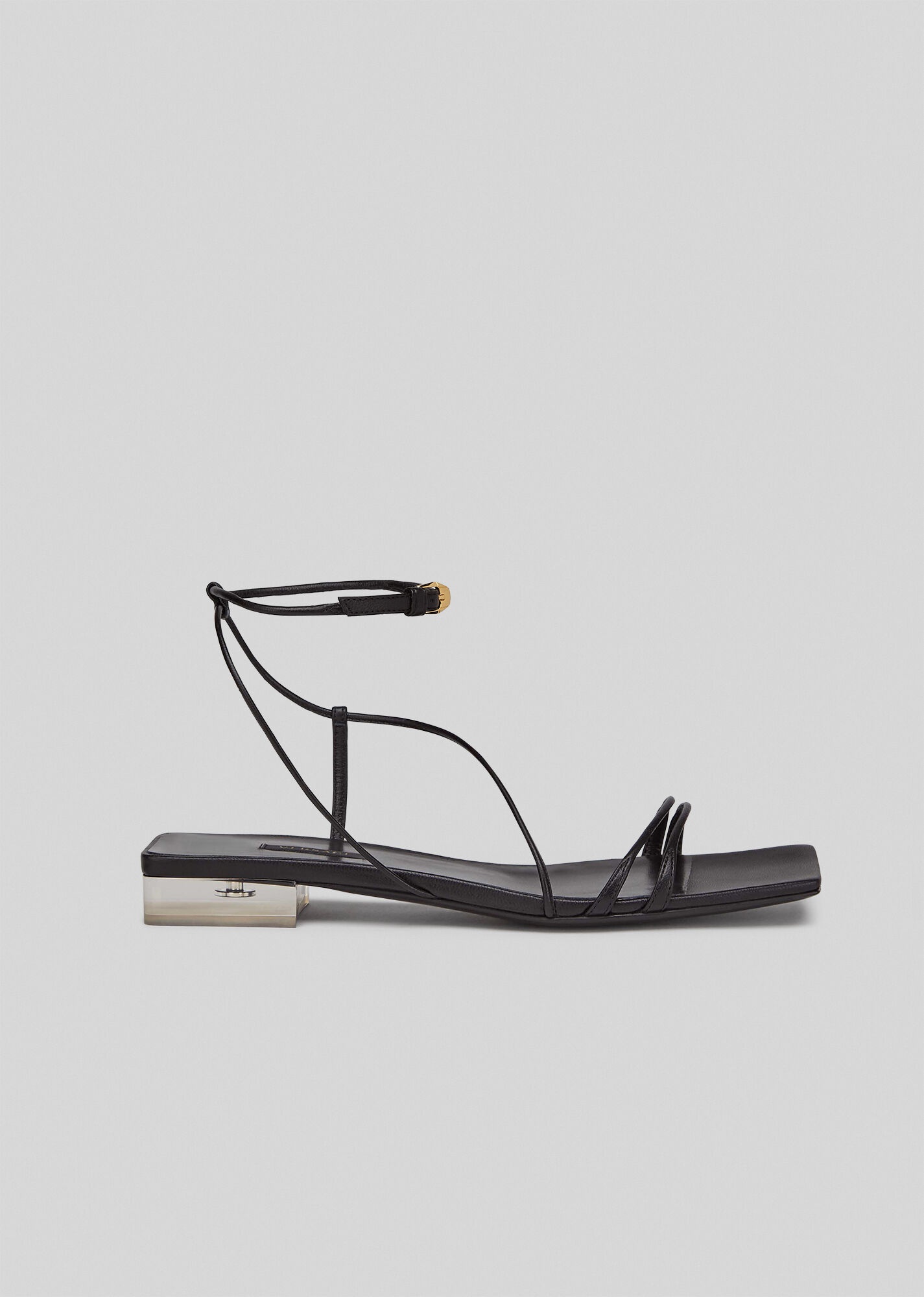 Medusa Plexi Flat Sandals - 1