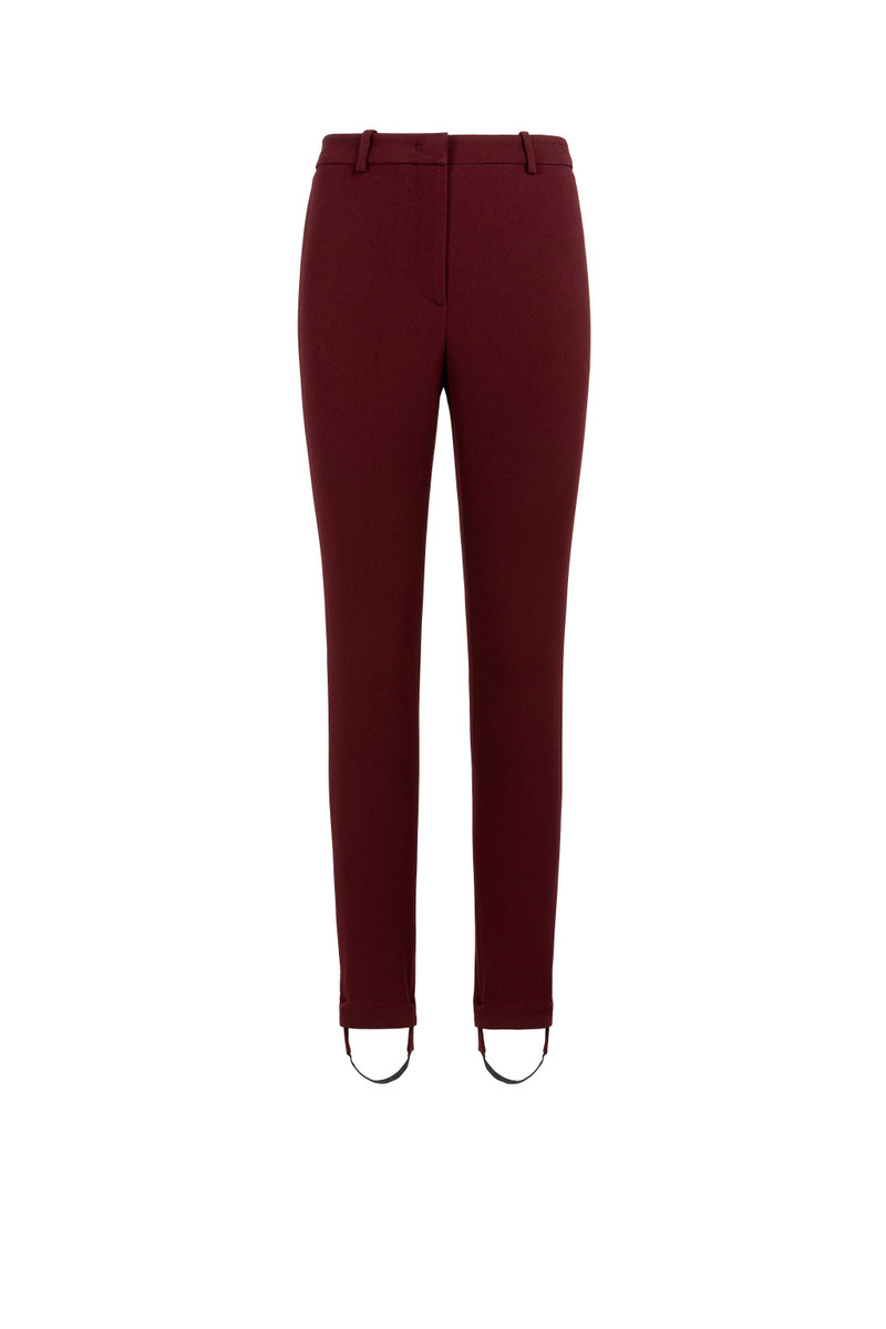 Double stretch crepe solid trousers 1