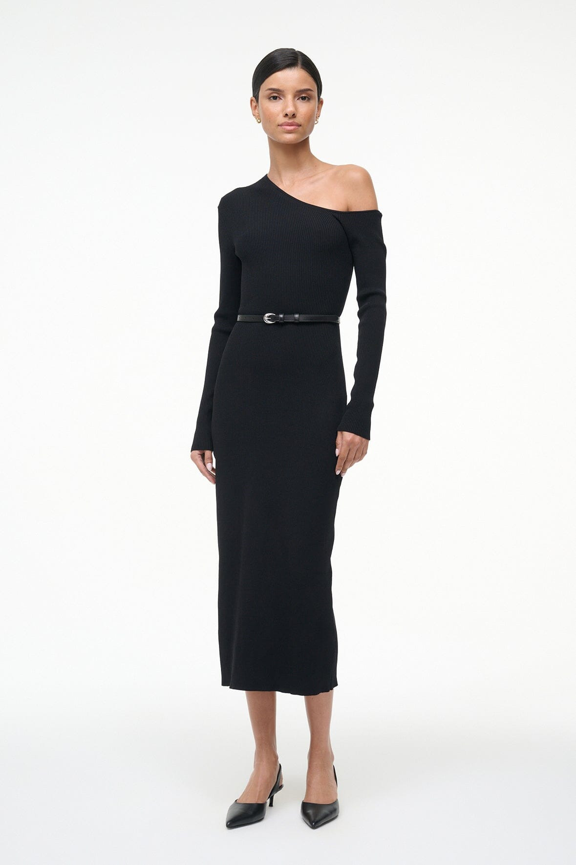 STAUD LOIS DRESS BLACK - 5