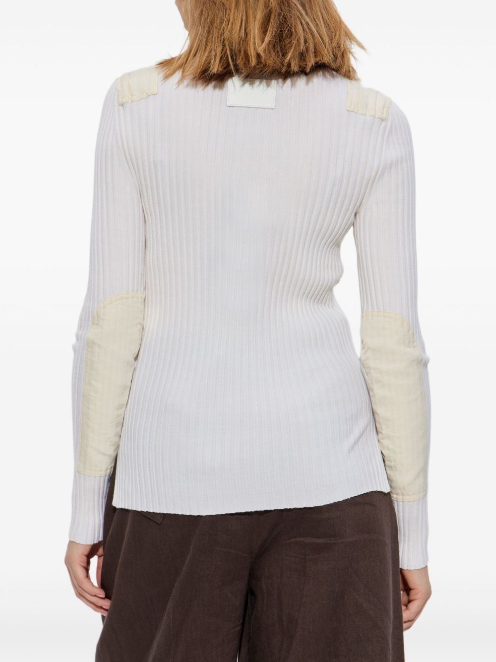 ribbed long-sleeve top - 4