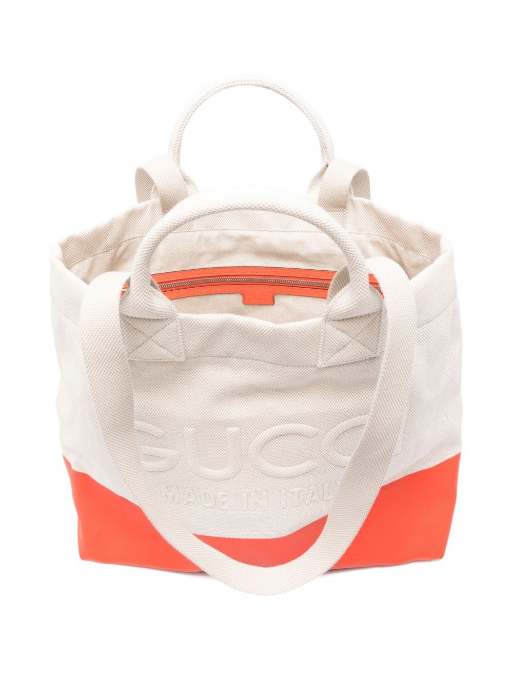 logo-embossed tote bag - 5