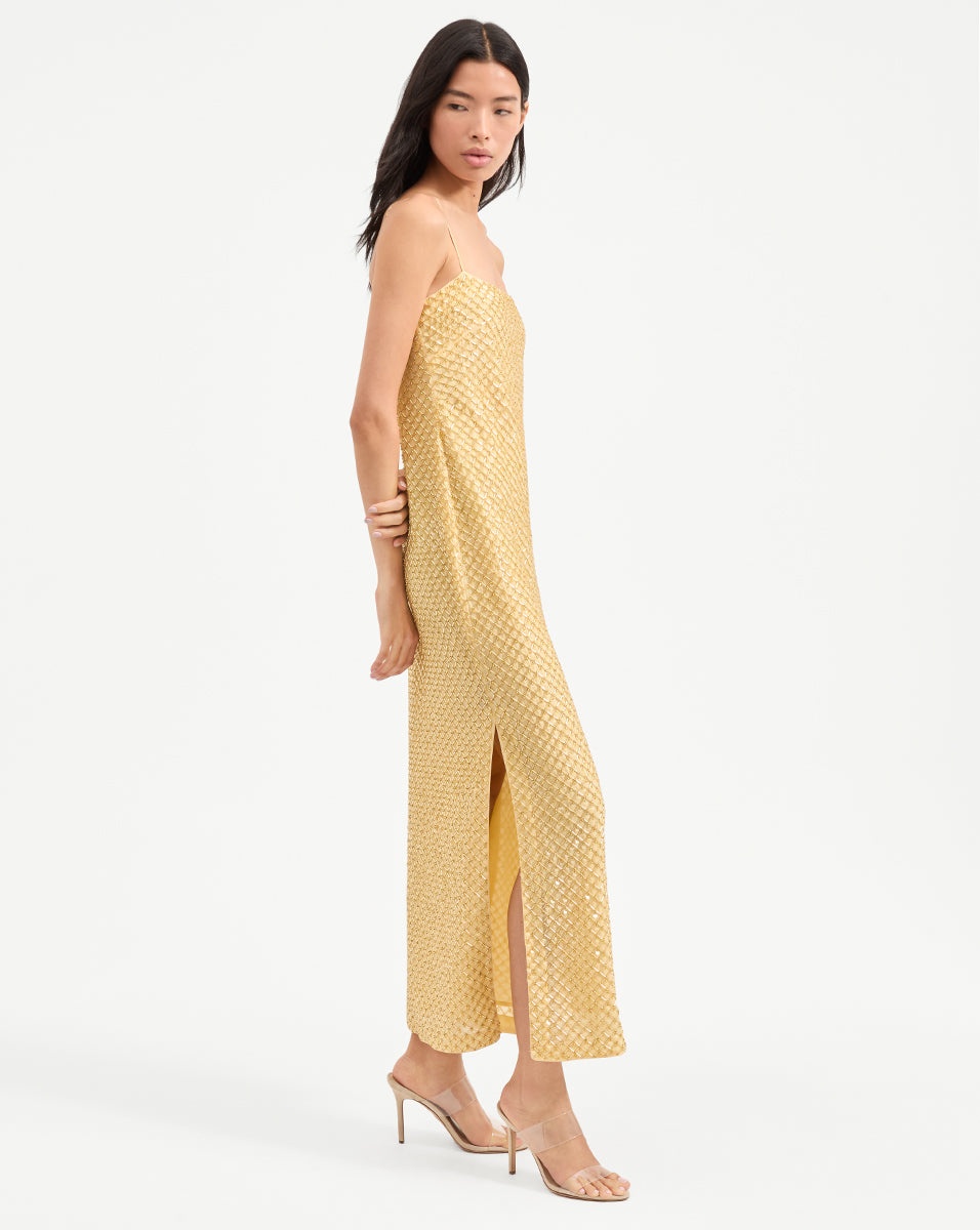 PETRA BEADED MIDI DRESS - 4