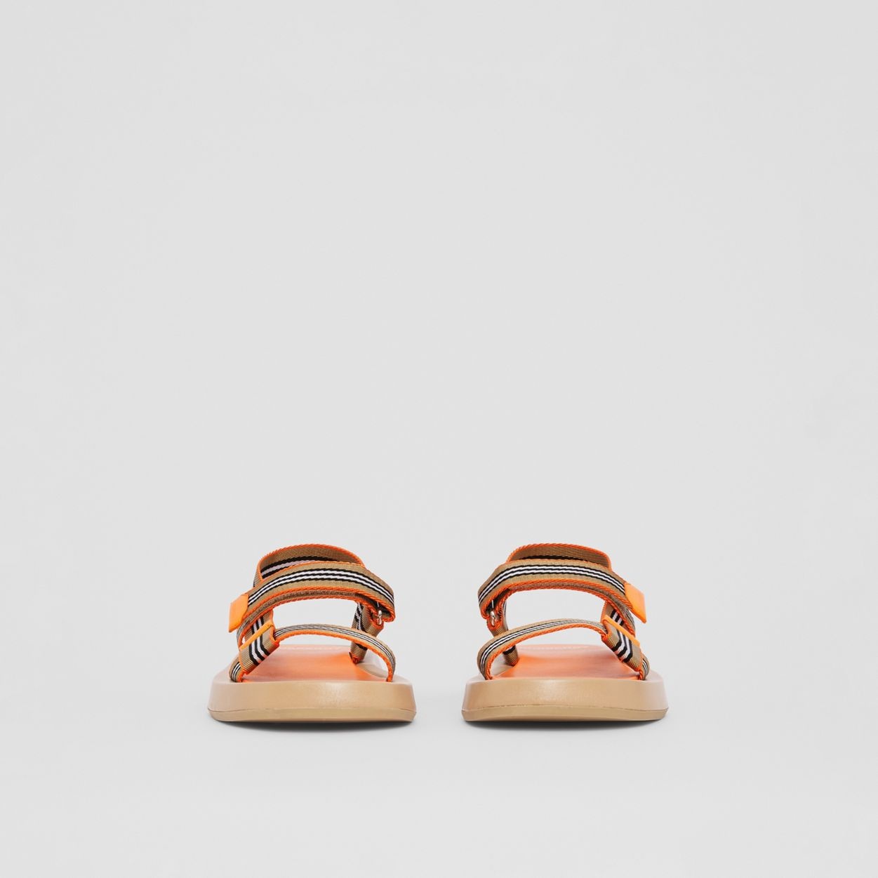 Icon Stripe Strap Lambskin Sandals - 5