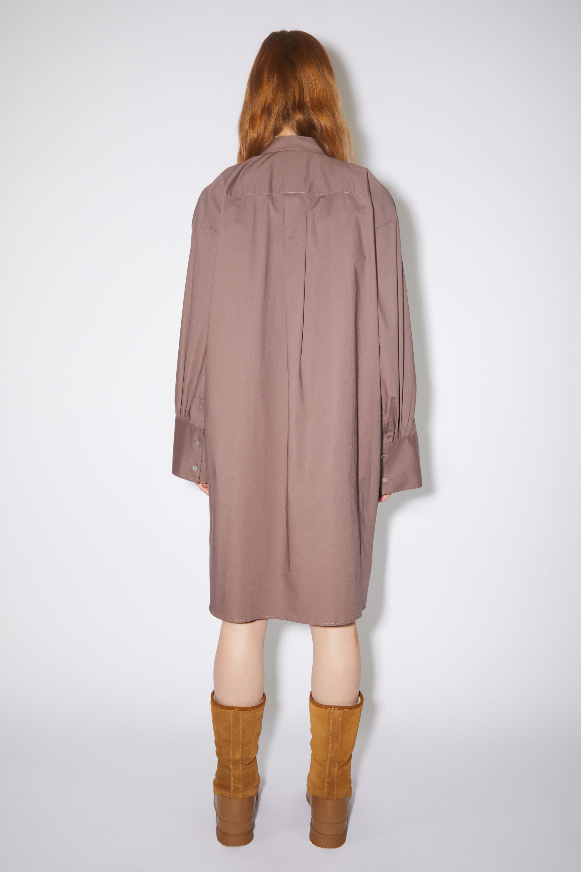 Shirt dress - Dove purple - 3