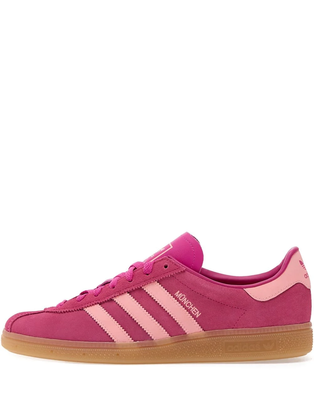 Munchen three-stripe suede trainers - 1