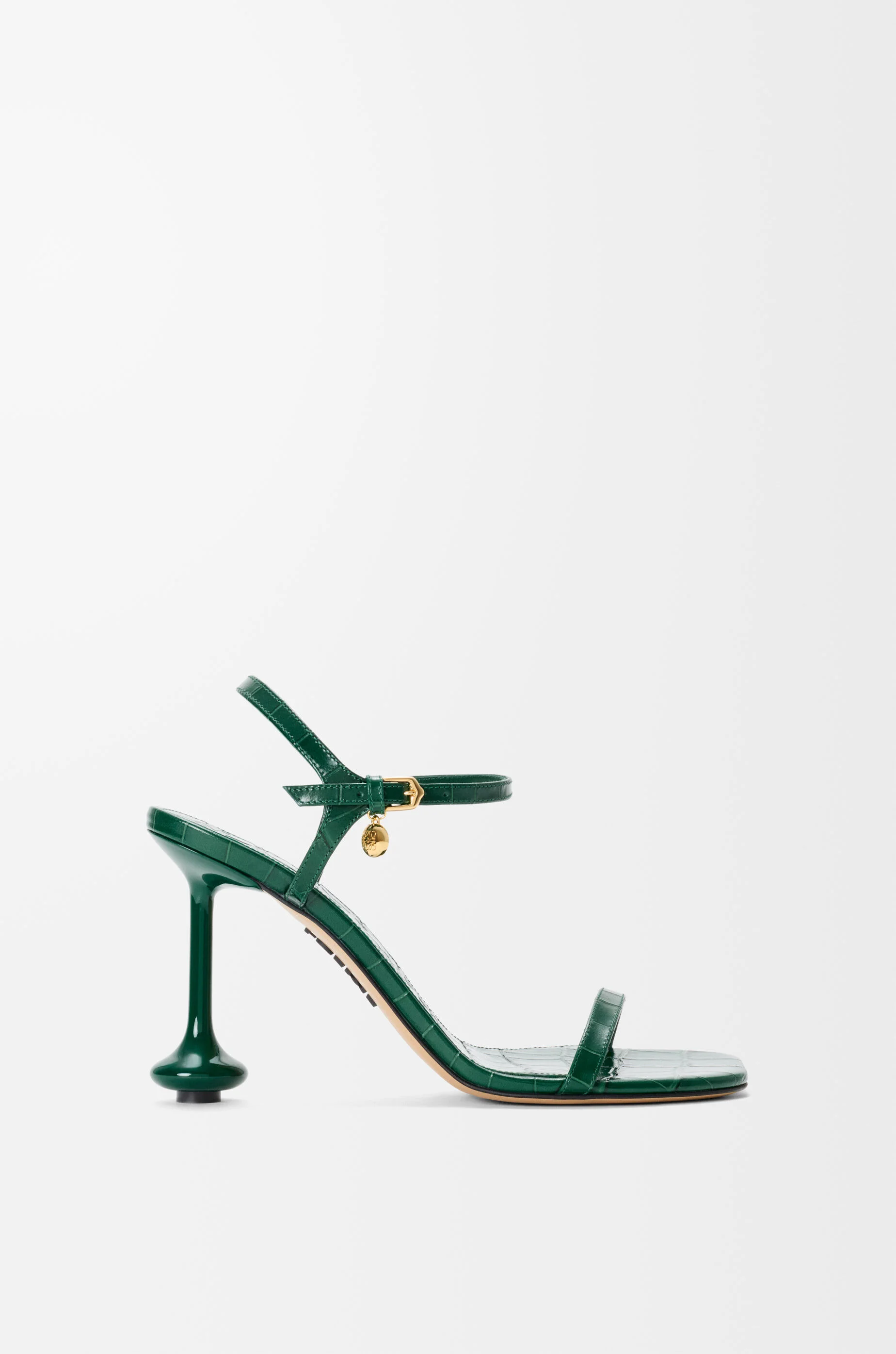 Toy sandal in croc-embossed calfskin - 1