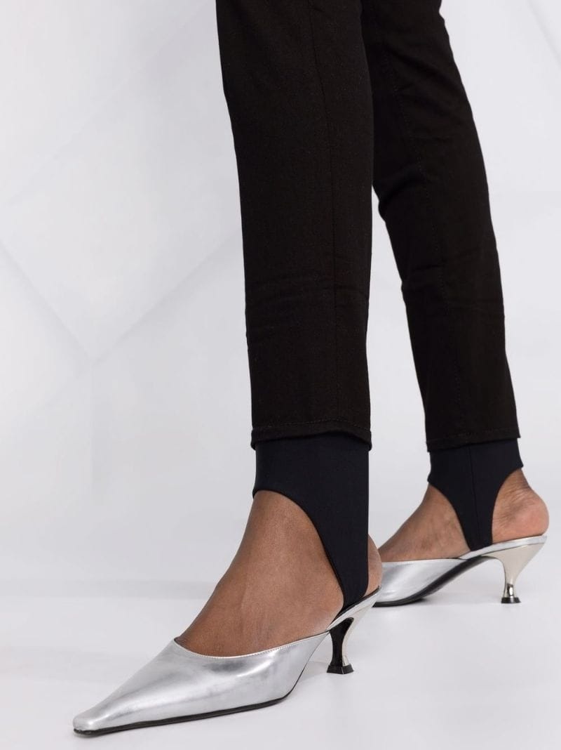 high-rise stirrup jeans - 3