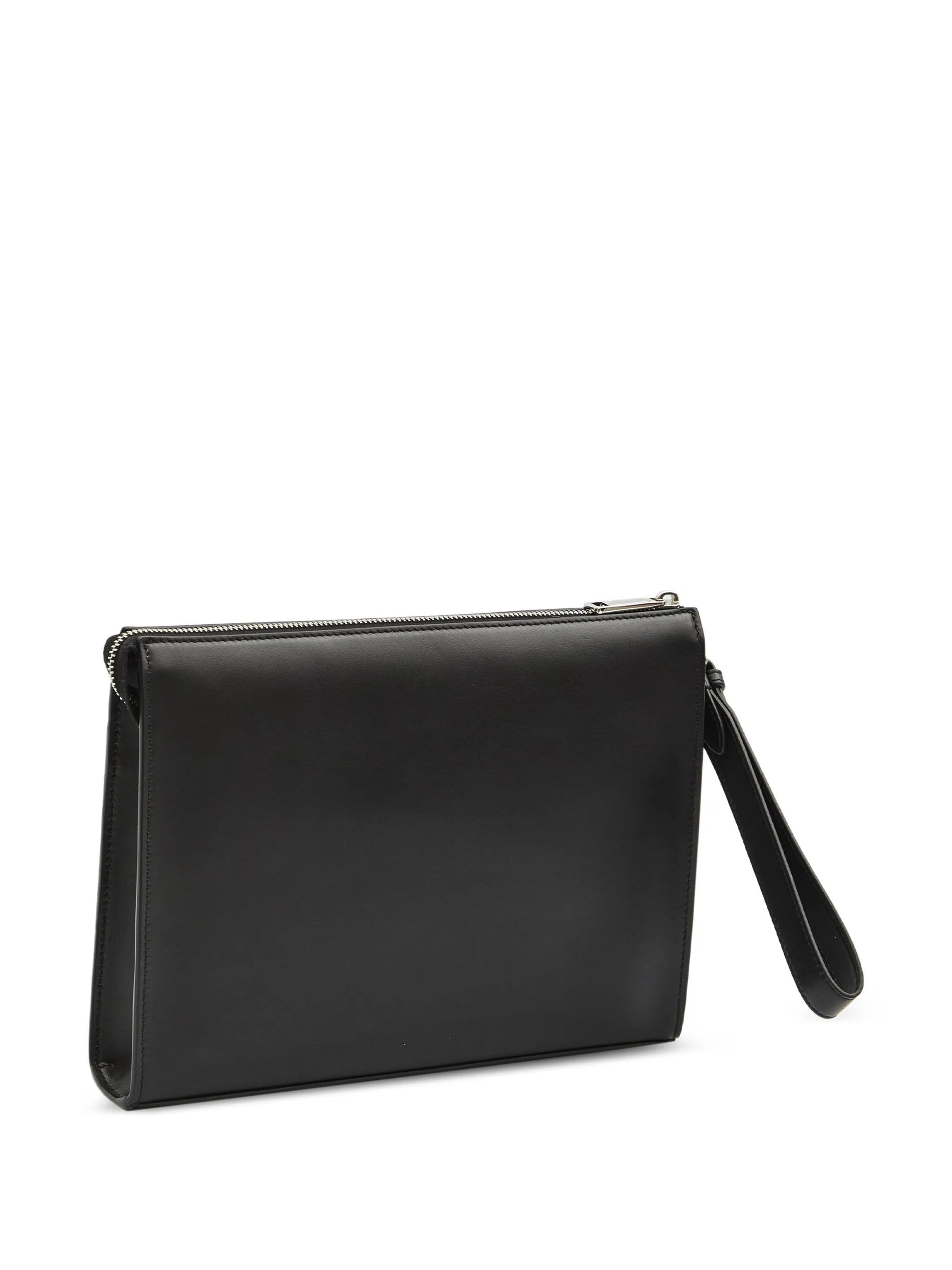Fendi Logo Leather Clutch Bag - 3