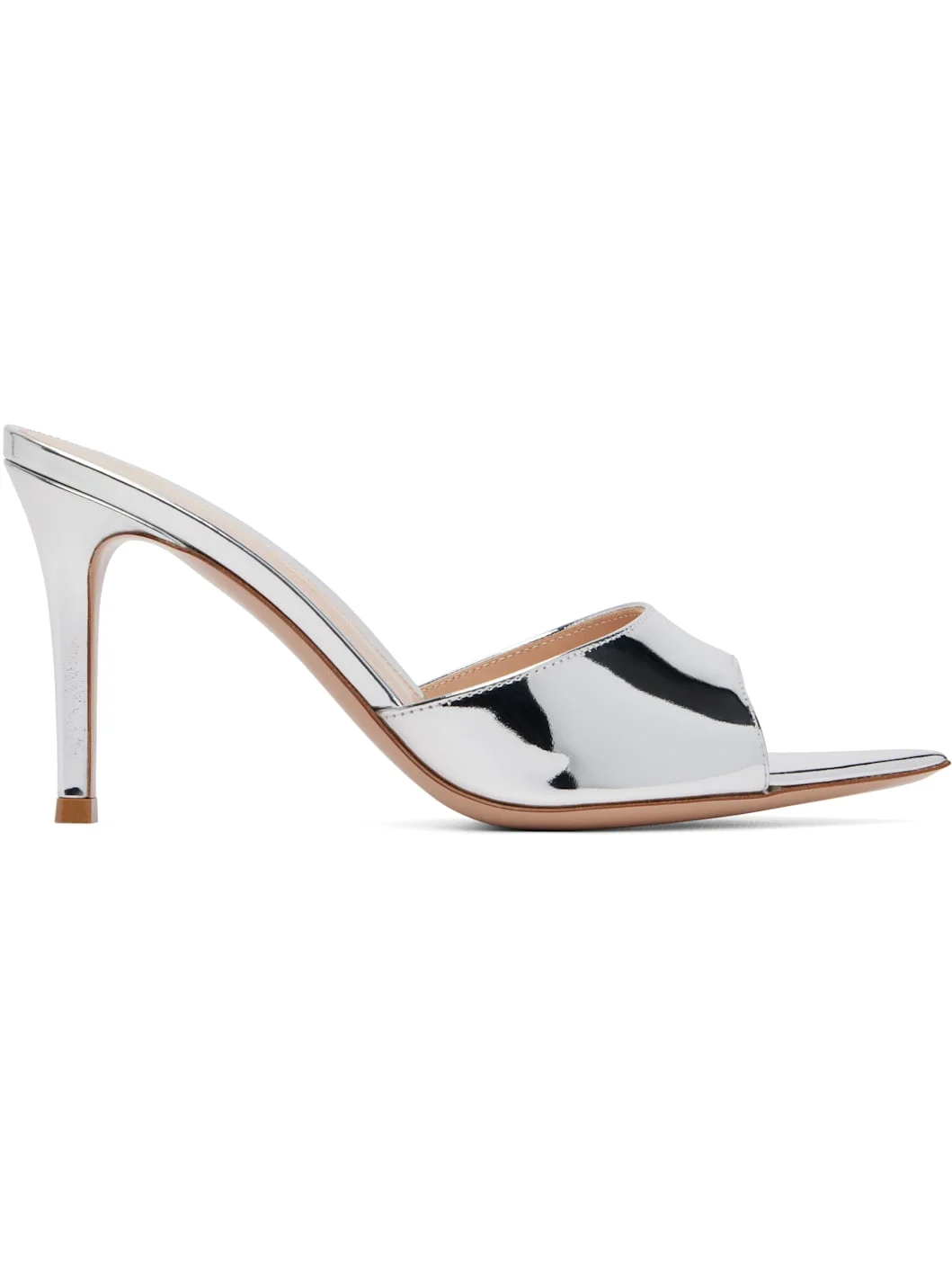 Silver Elle 85 Heeled Sandals - 1