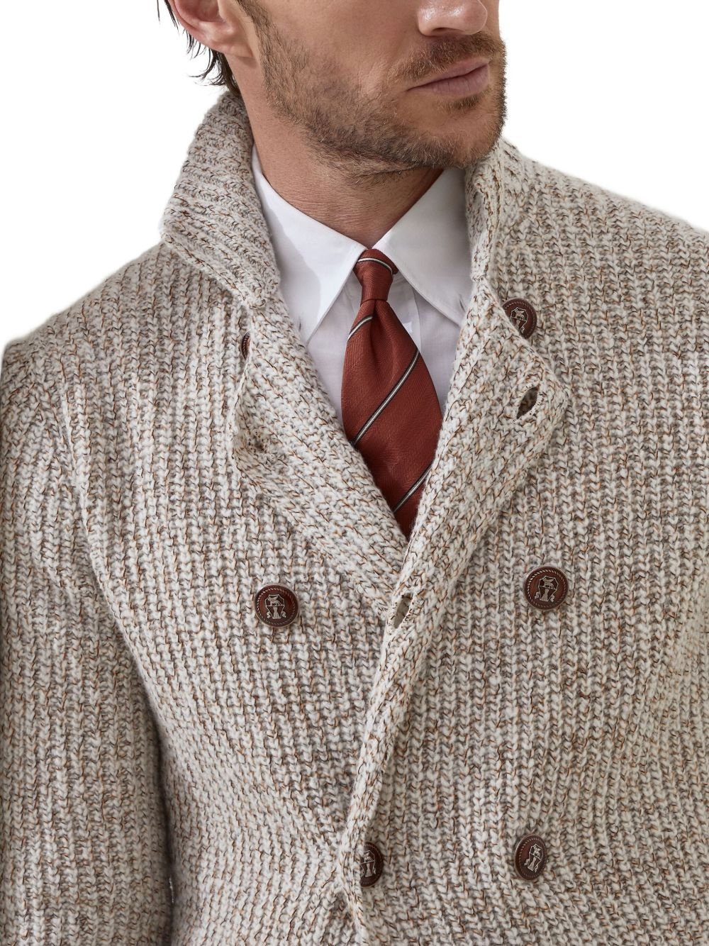diagonal-stripe silk tie - 3
