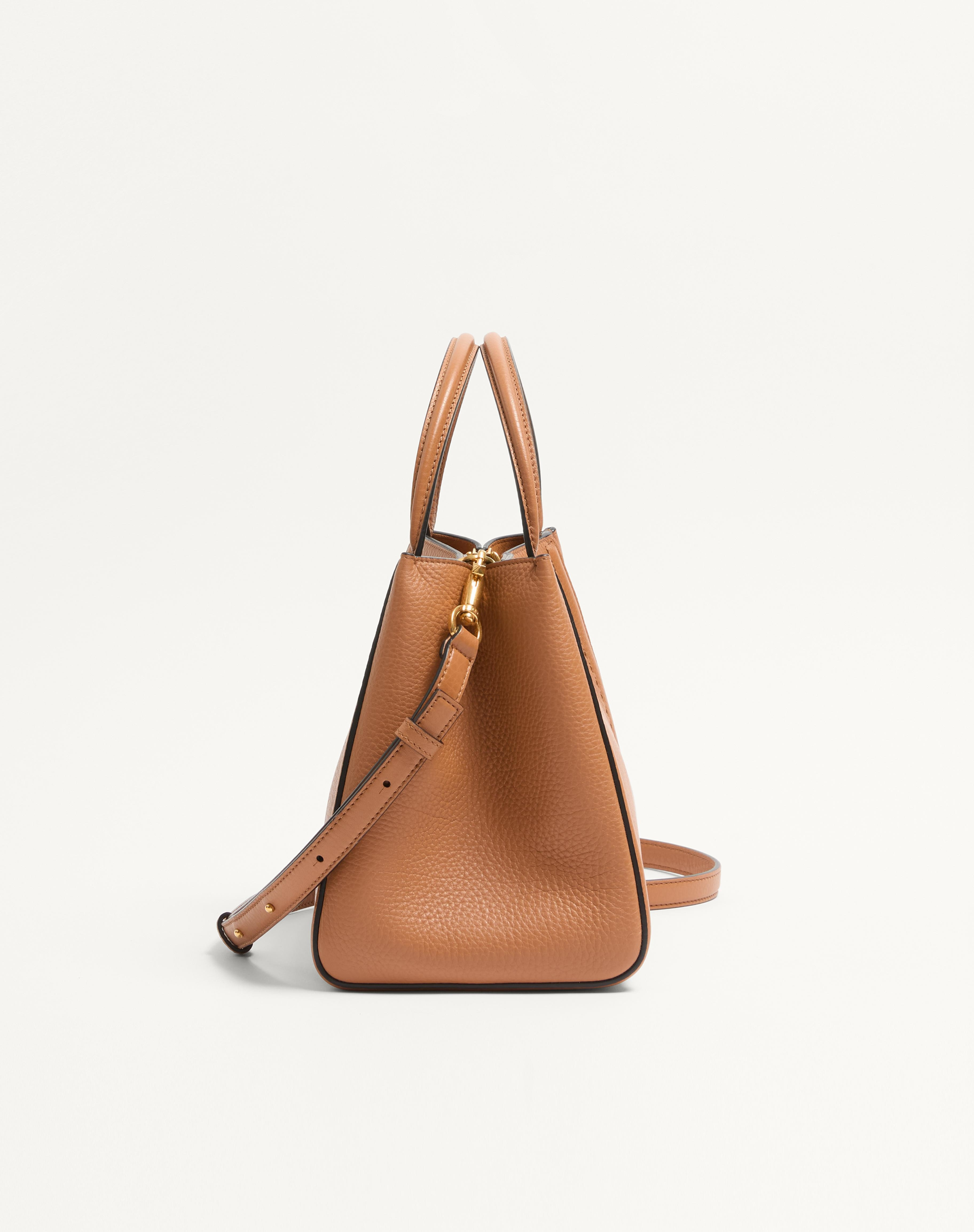 VALENTINO GARAVANI ALLTIME MEDIUM HANDBAG IN GRAINY CALFSKIN - 3