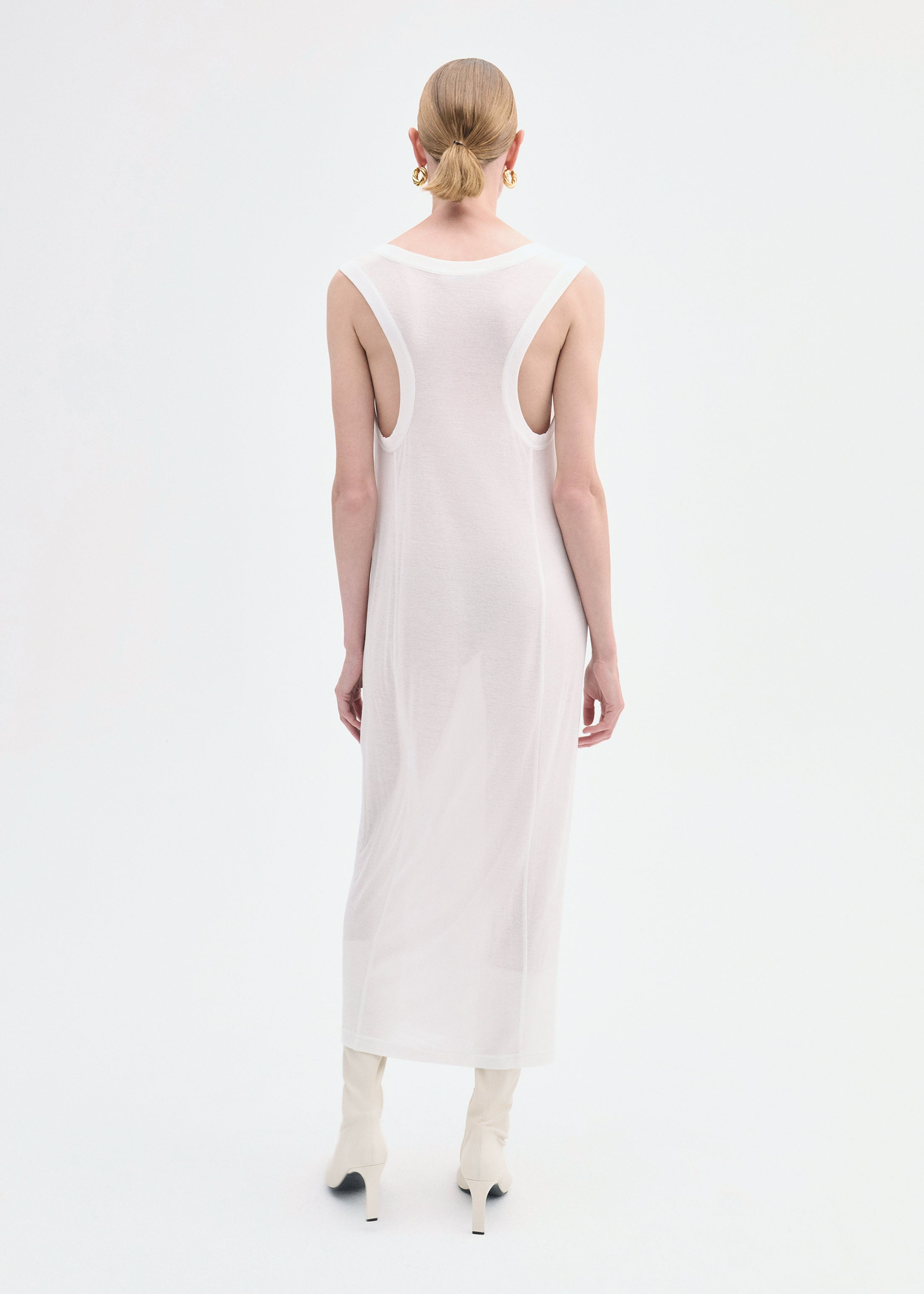 Tank Dress in Slub Jersey - 3