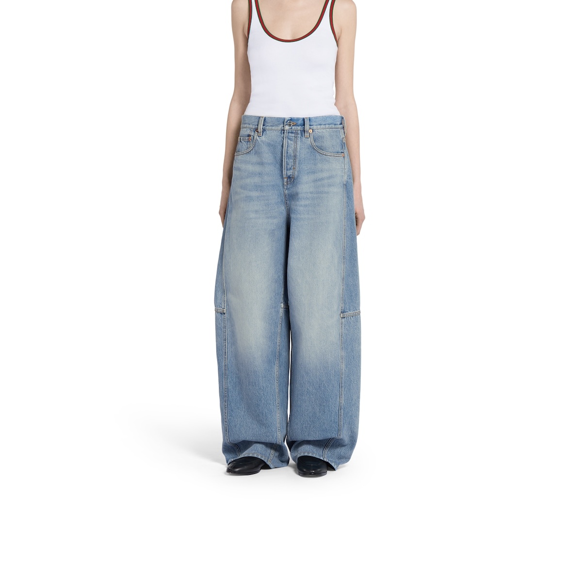 Balloon denim pant - 3