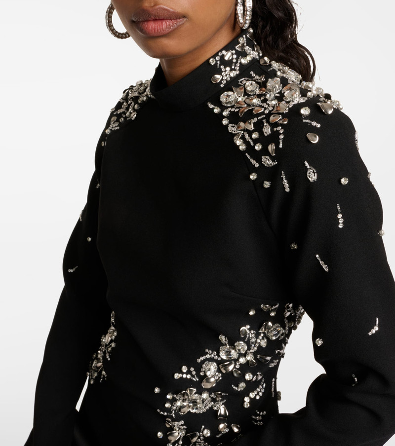 Odetta crystal-embellished midi dress 4