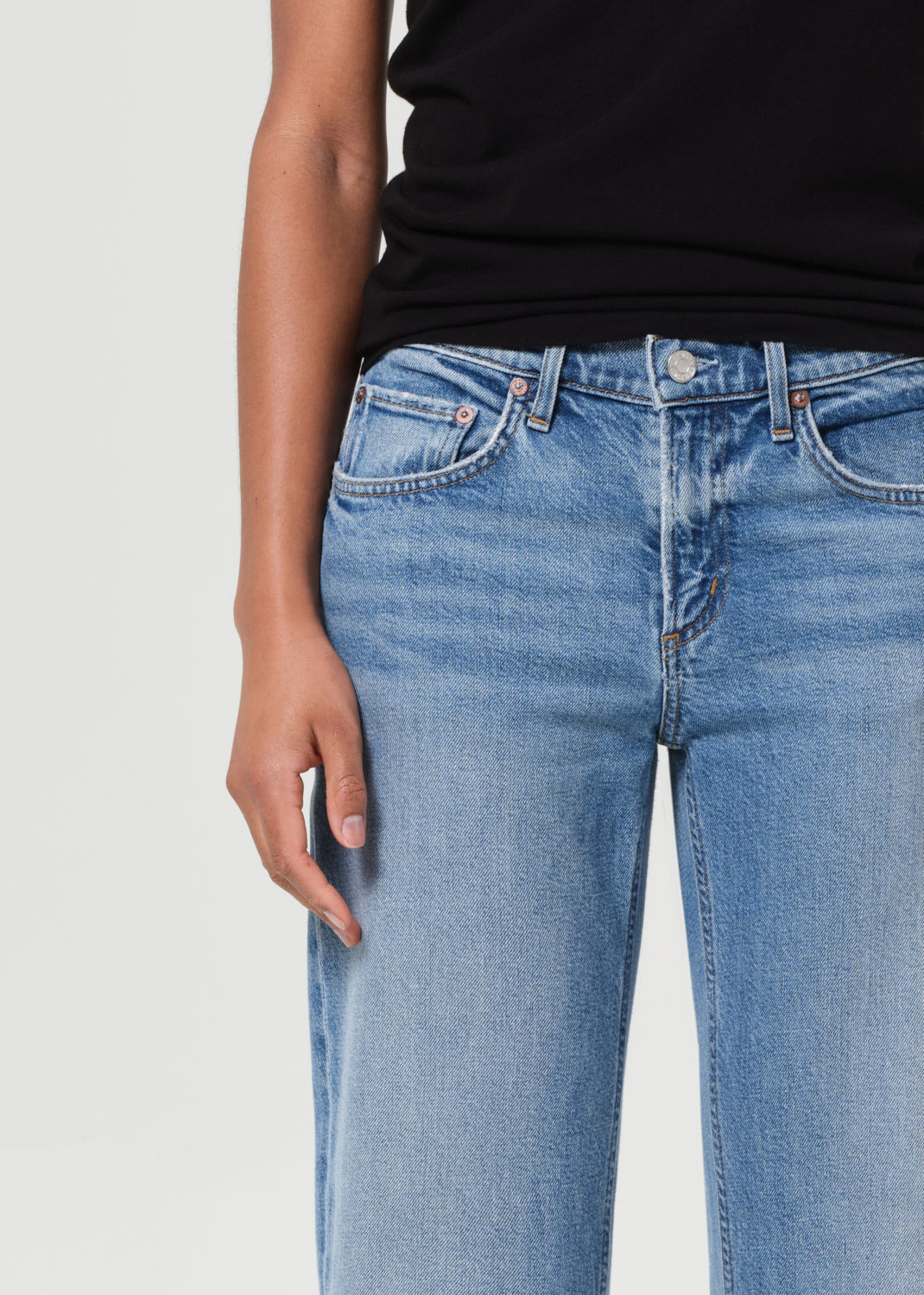 LOW RISE SLIM (STRETCH) IN KINDLE - 5