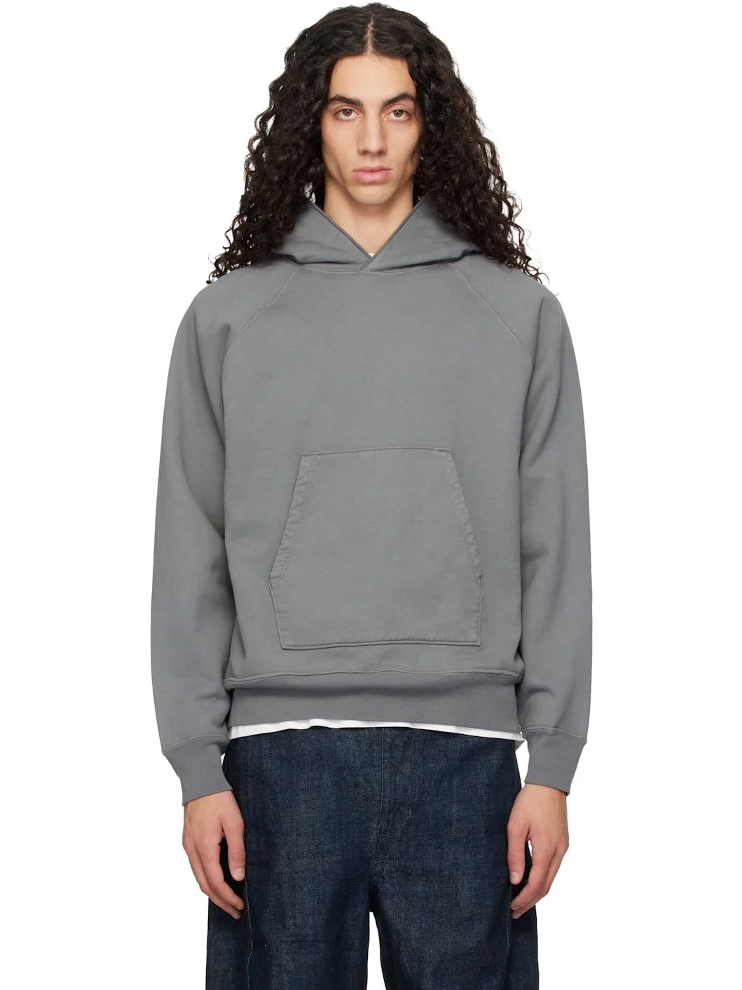 Gray Super Weighted Hoodie - 1