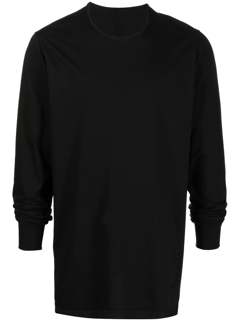 long-sleeve fitted top - 1