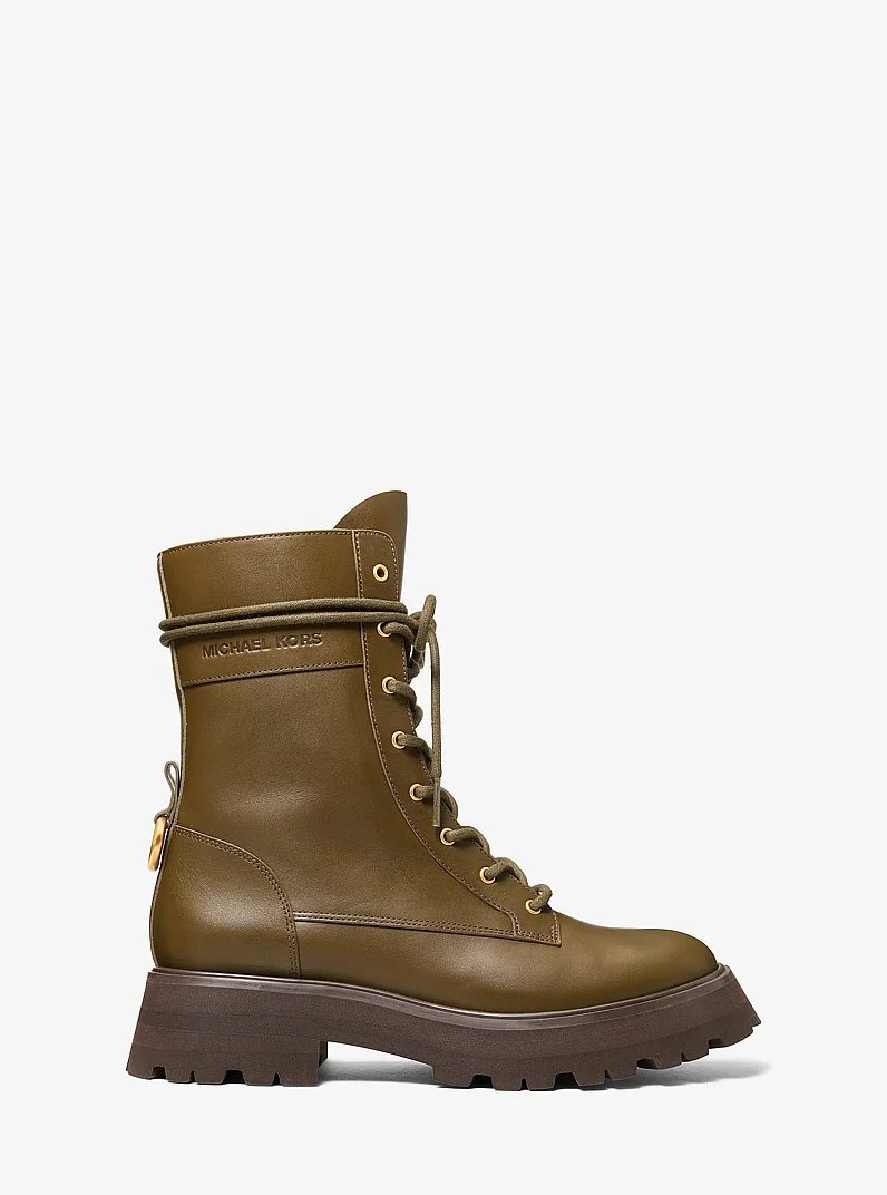 Caleb Leather Combat Boot - 1