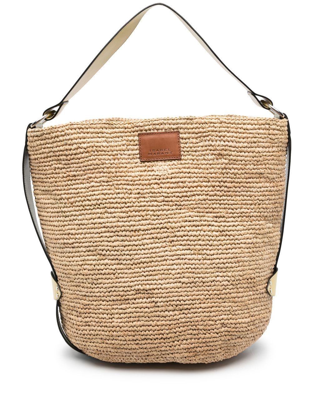 Bayia raffia tote bag - 1