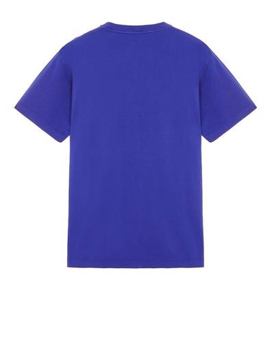 Stone Island 2NS82  COTTON JERSEY 'MICRO GRAPHICS ONE' PRINT_GARMENT DYED ULTRAMARINE BLUE outlook