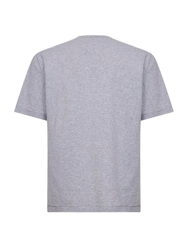 Brunello Cucinelli Grey Solomeo crest crewneck T-shirt outlook