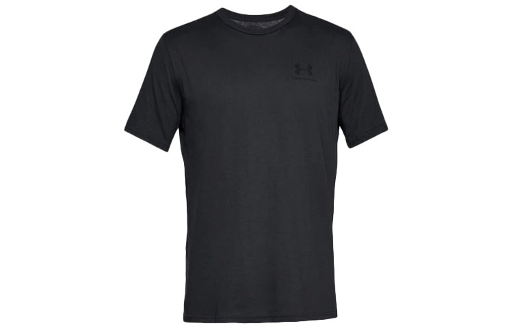 Under Armour Sportstyle Training Sports Short Sleeve Couple Style Black 1326799-001 - 2