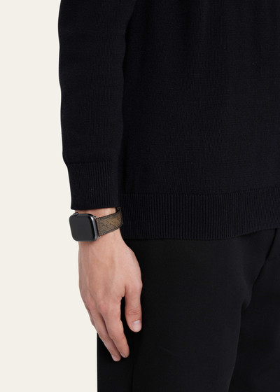 Berluti Men's Apple Watch Scritto Leather Bracelet outlook