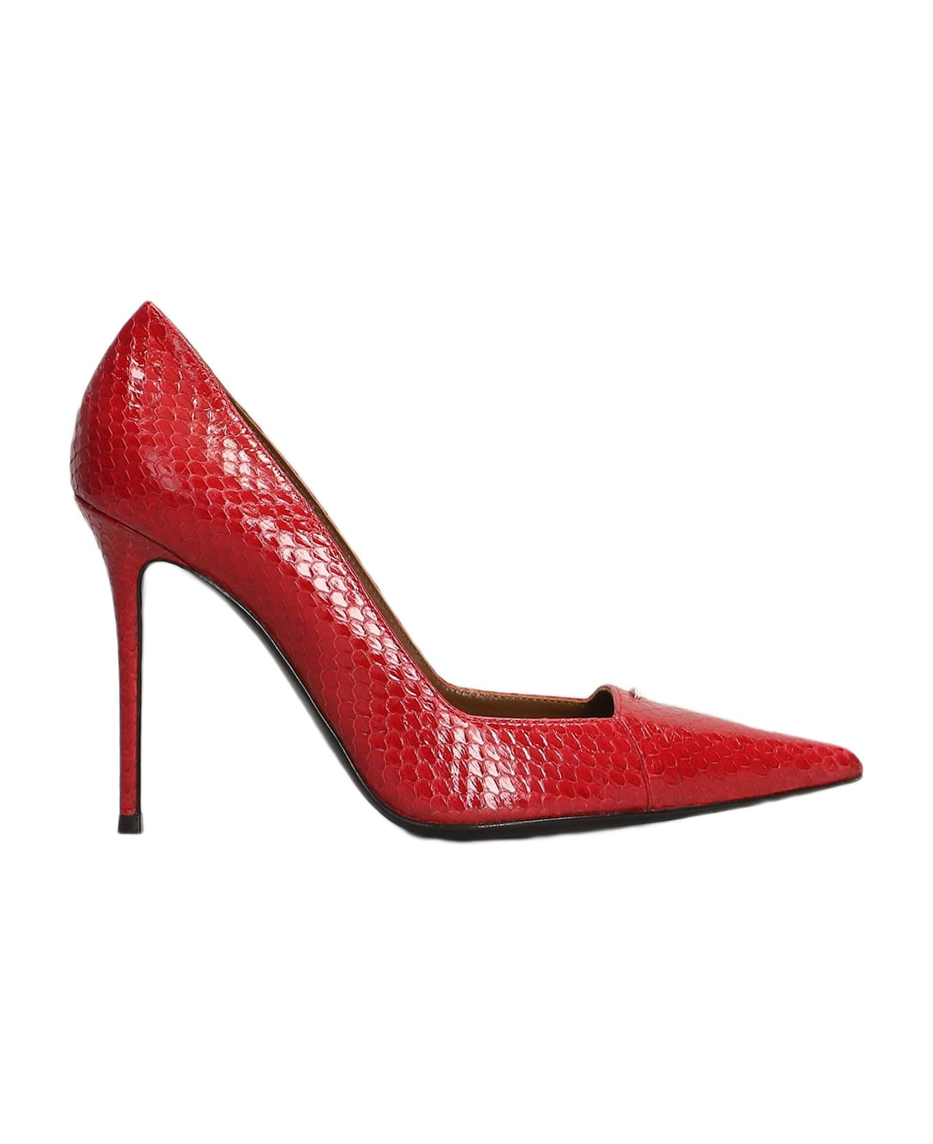 Raquel 105 Pumps In Red Leather - 1