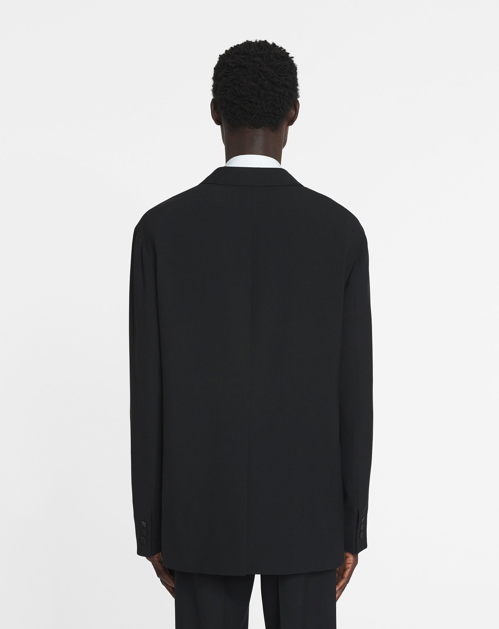 LOOSE-FITTING WOOL JACKET - 4
