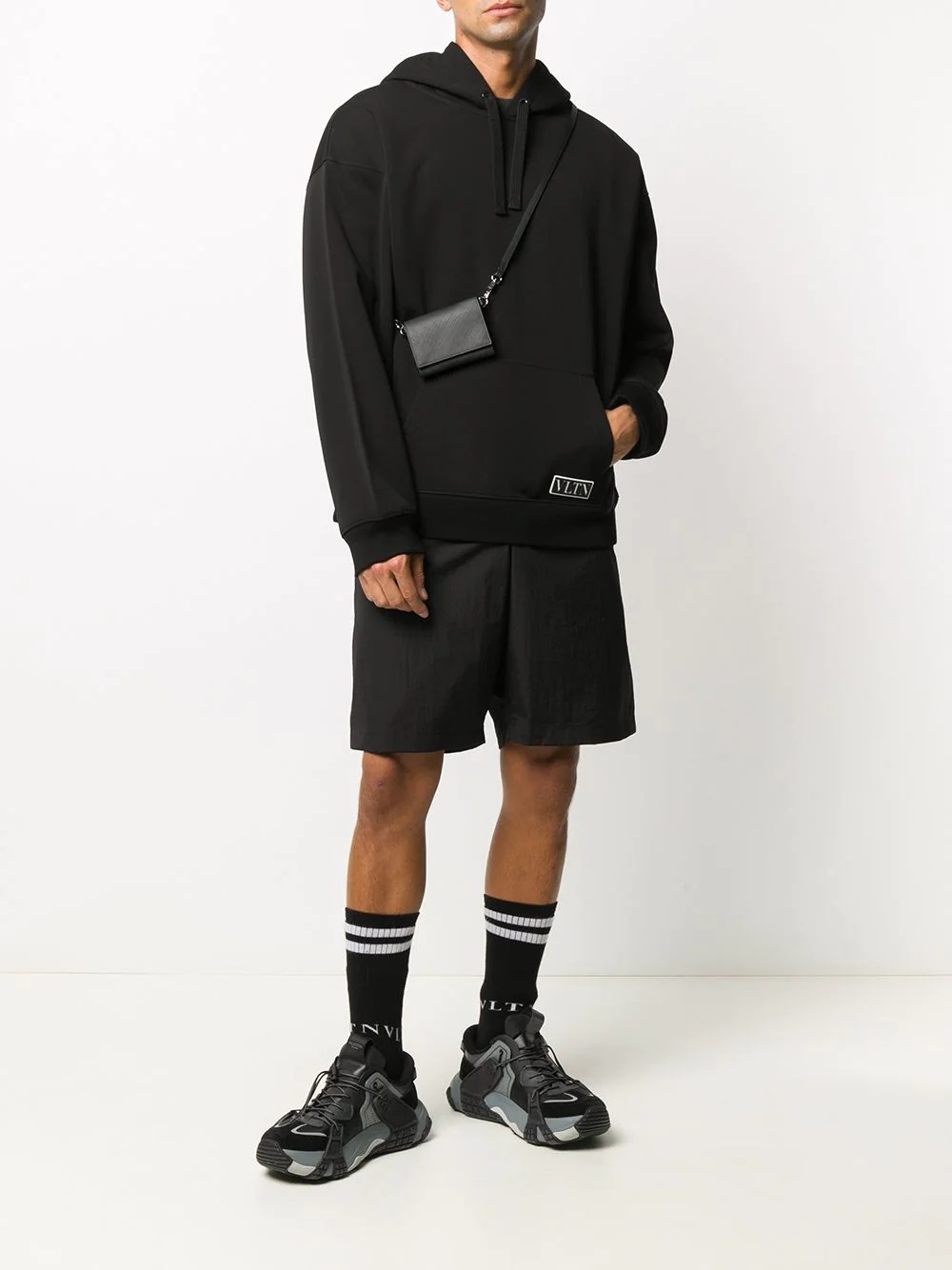 VLTN Tag long-sleeve hoodie - 2