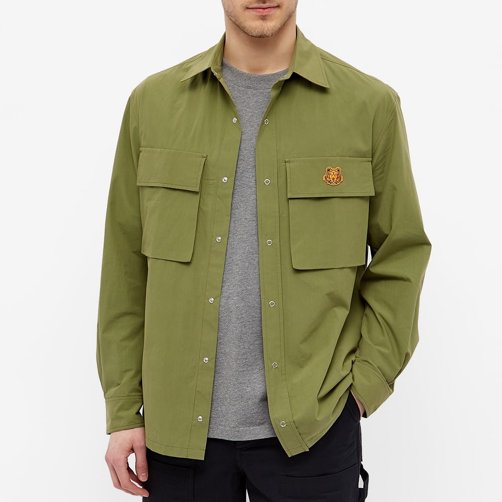 Kenzo Tiger Crest Pocket Overshirt - 4