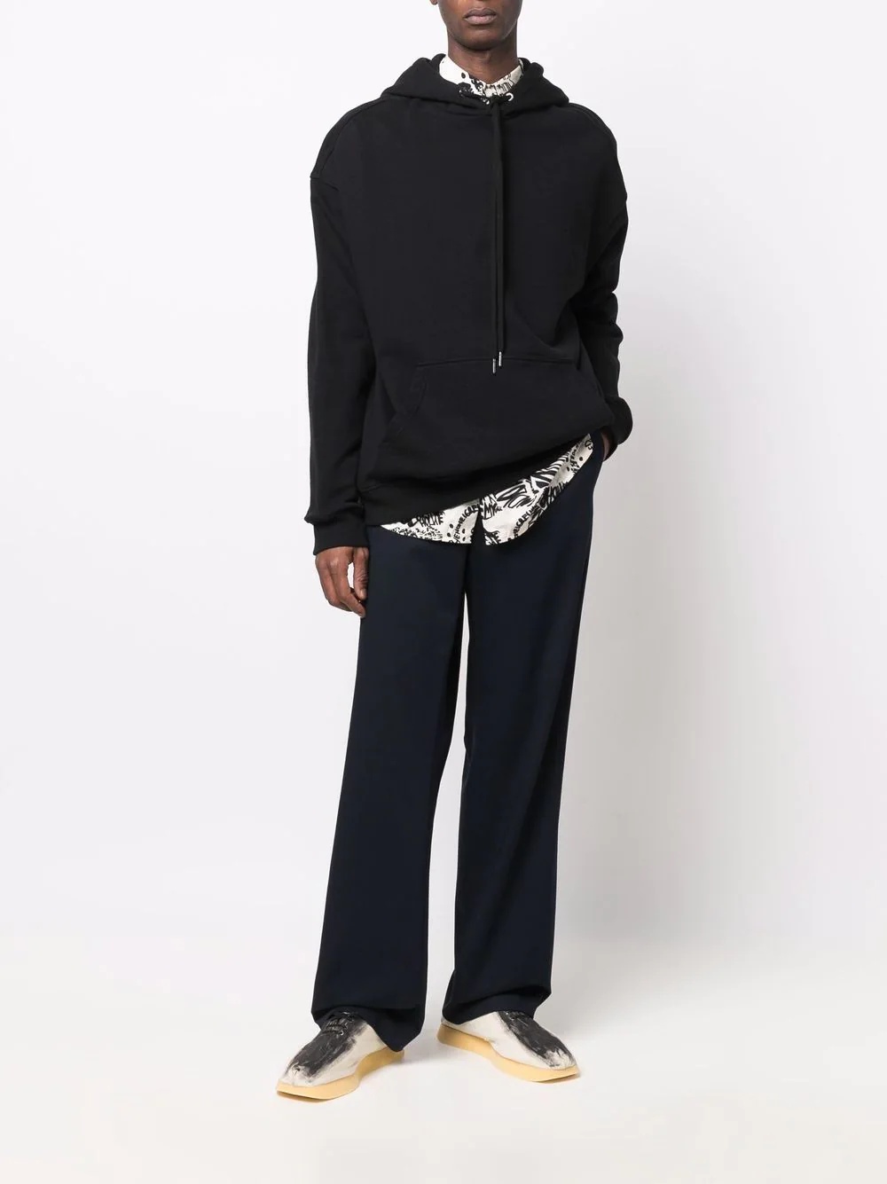 tailored straight-leg trousers - 2