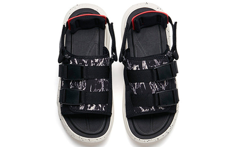 ANTA ANTA BaDao Sandals 'Black Red White' 112238501-3 outlook