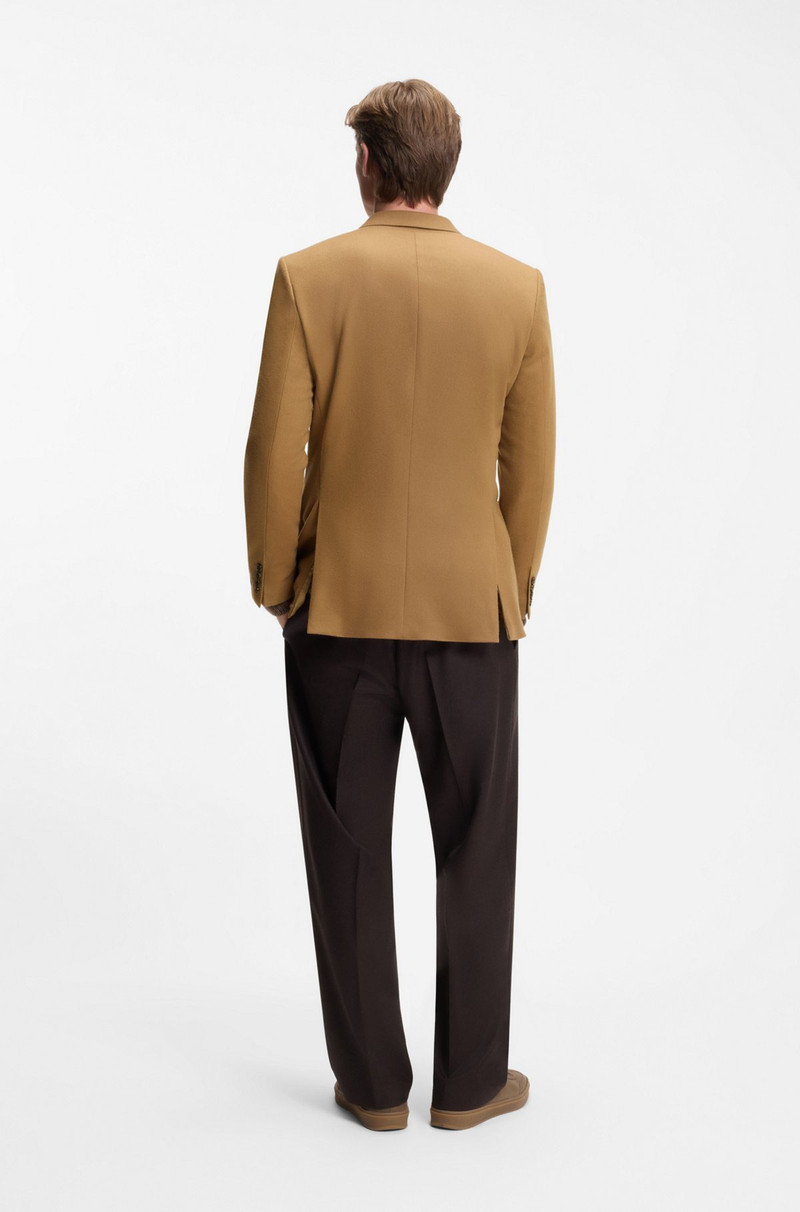 BECKHAM X BOSS DOUBLE-BREASTED SUIT JACKET IN WOOL AND CASHMERE 4