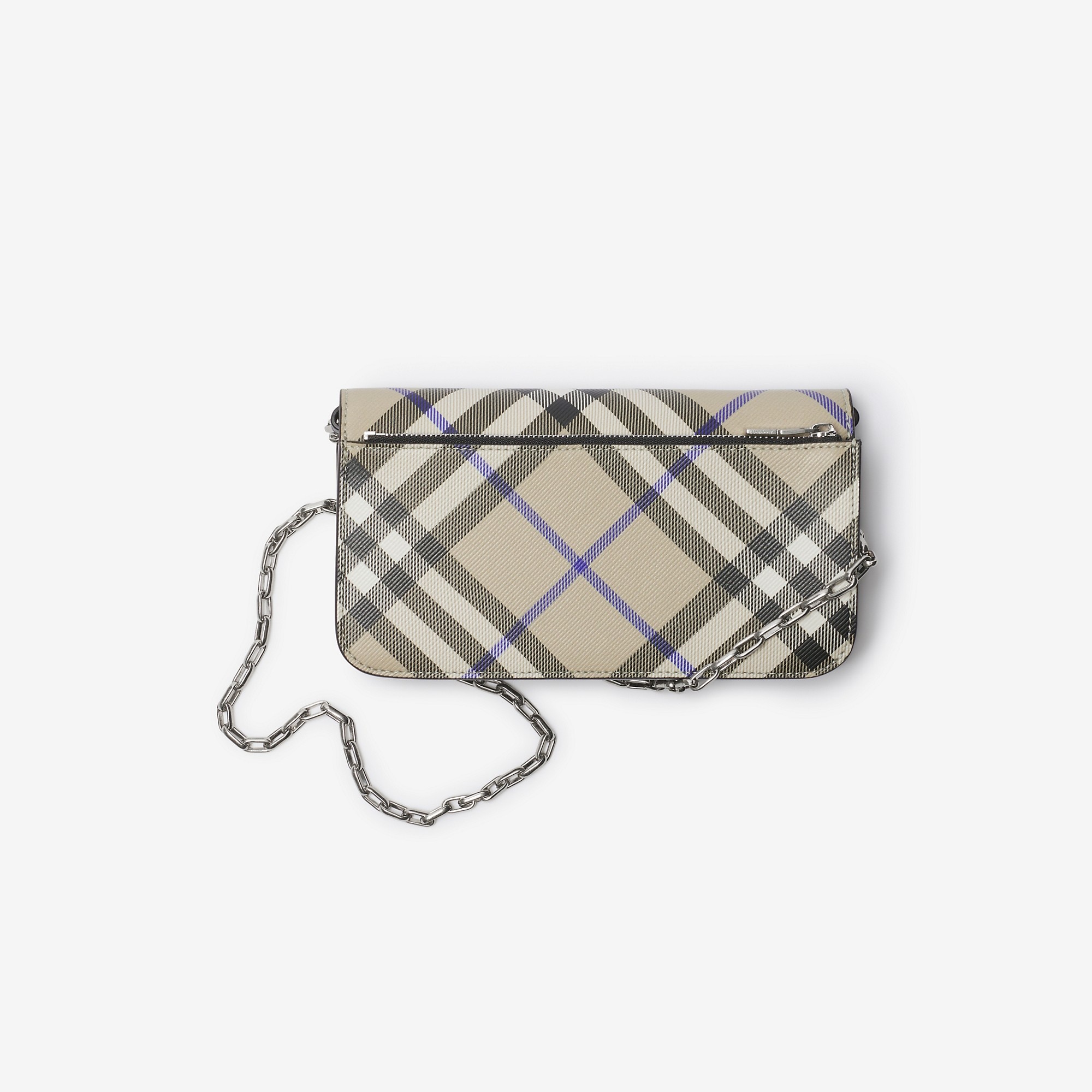 Check Chain Strap Wallet - 4