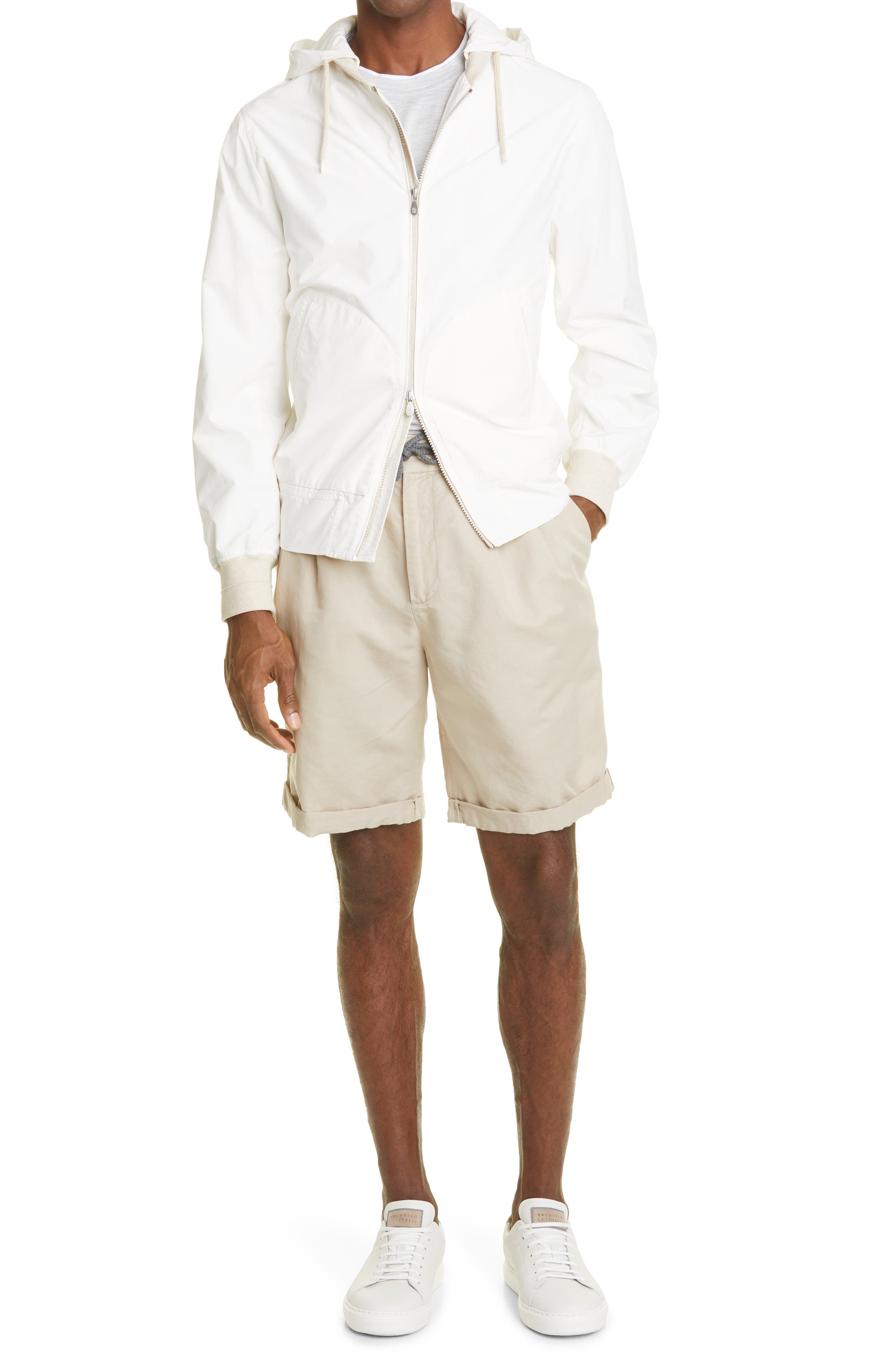 Brunello Cucinelli Men's Slim Fit Silk & Cotton T-Shirt in Cc559 Pearl Grey at Nordstrom - 7