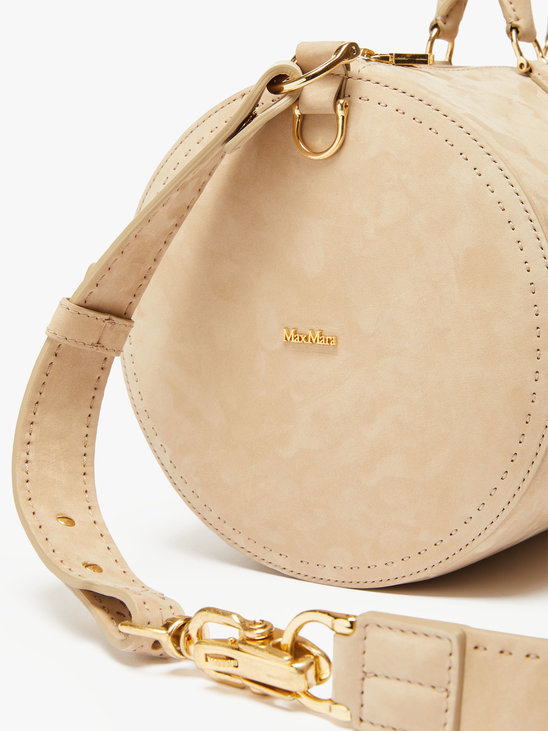 NABUKROLLL Large nubuck leather bag - 5