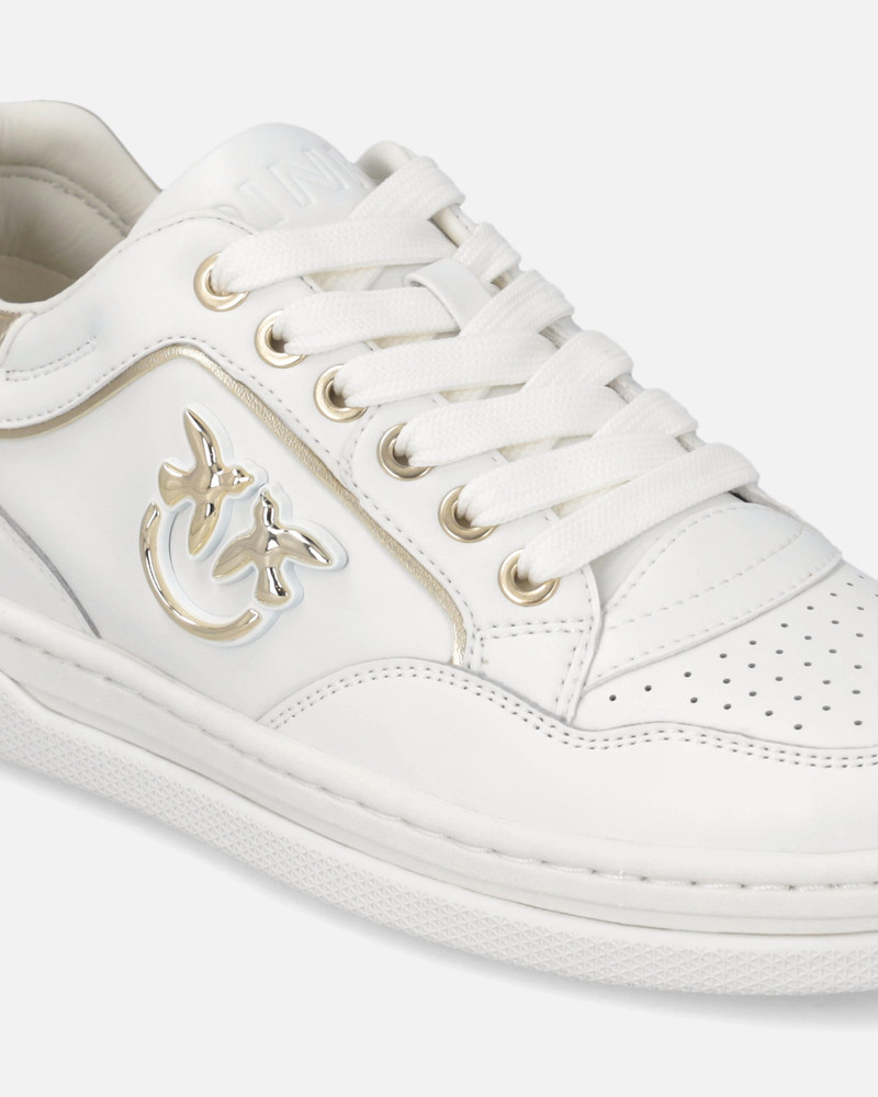 LEATHER SNEAKERS WITH LOVE BIRDS LOGO 4