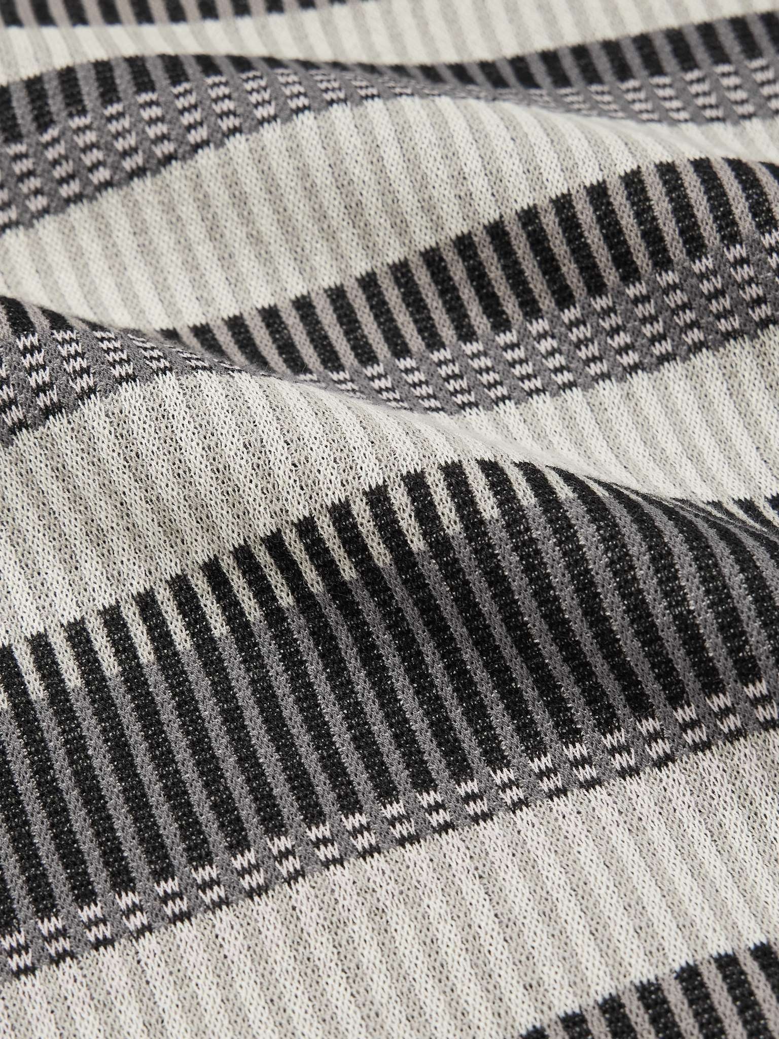Striped Cotton Polo Shirt - 4