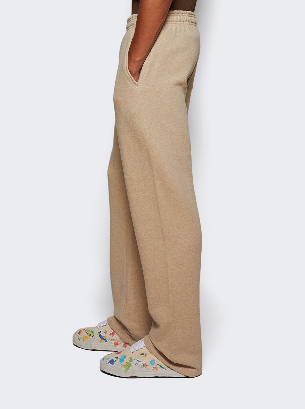 Straight Leg Sweatpant Taupe - 3