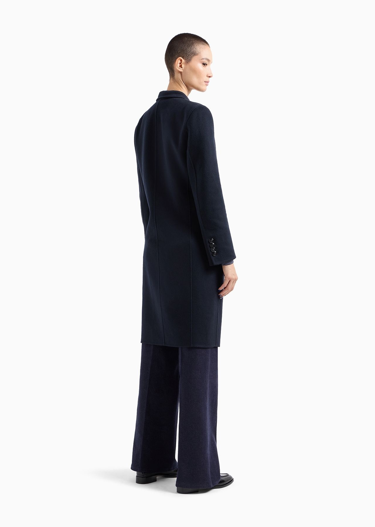 Double-breasted coat in virgin wool - 3