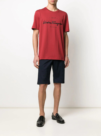 Salvatore Ferragamo embossed logo T-shirt outlook