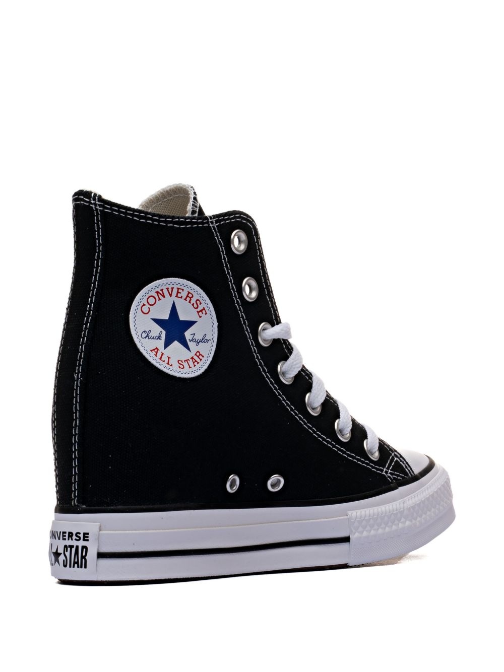 Chuck Taylor All Star Wedge Platform Hi "Black White" sneakers - 3