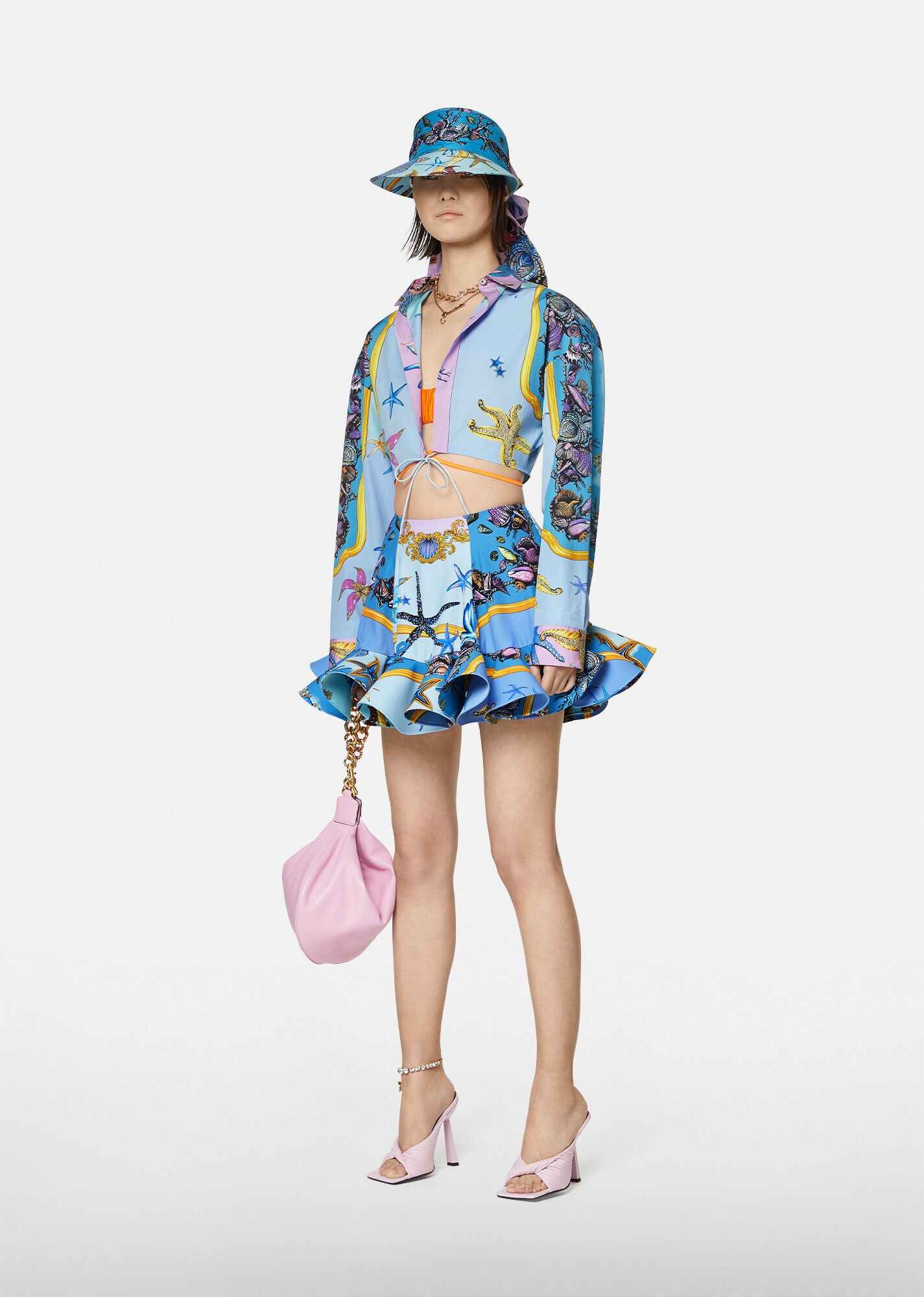 Trésor de la Mer Print Ruffled Skirt - 4