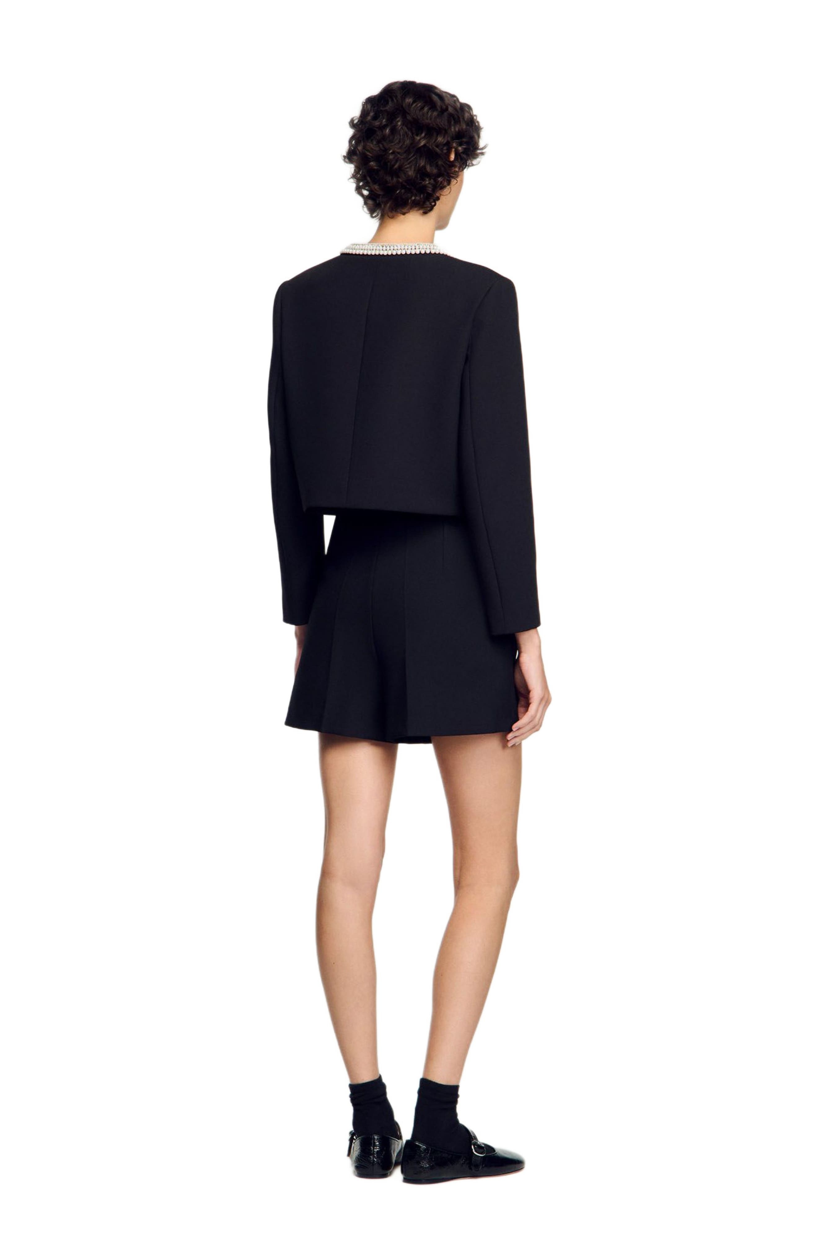 SANDRO High-waisted shorts in Black at Nordstrom - 2