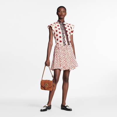 Louis Vuitton Monogram Mini-Dress In Silk Crepe De Chine outlook