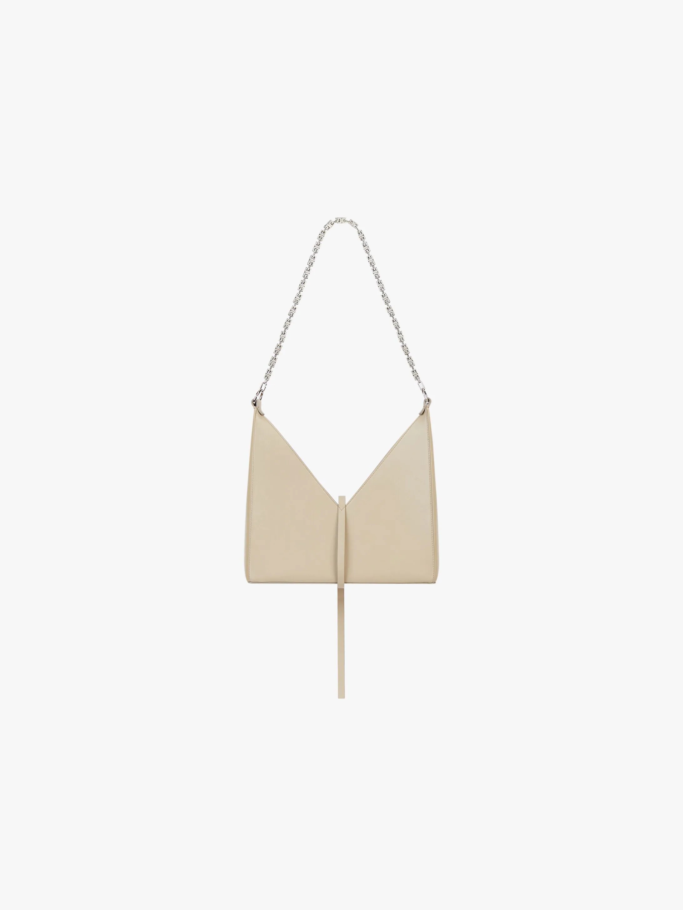 SMALL CUT OUT BAG IN BOX LEATHER WITH CHAIN - 4